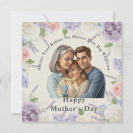 Custom Photo Mother's day Einladung