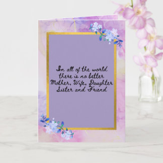 Custom Photo Mothers Day Karte