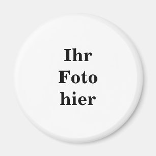 Custom photo name personalized Magnet