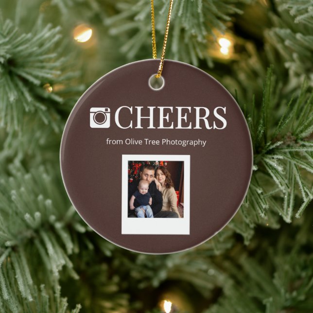 Custom Photo Ornament for Photography Clients (Baum)
