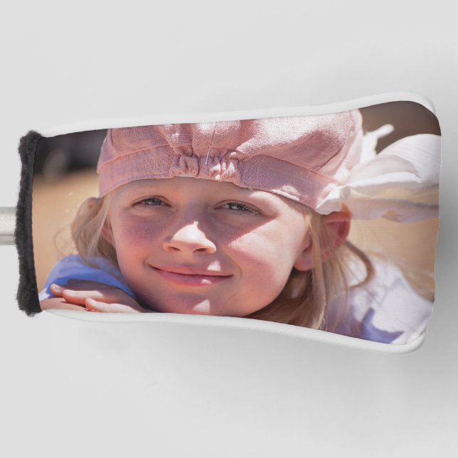 CUSTOM PHOTO PUTTER COVER GOLF HEADCOVER (Vorderseite)