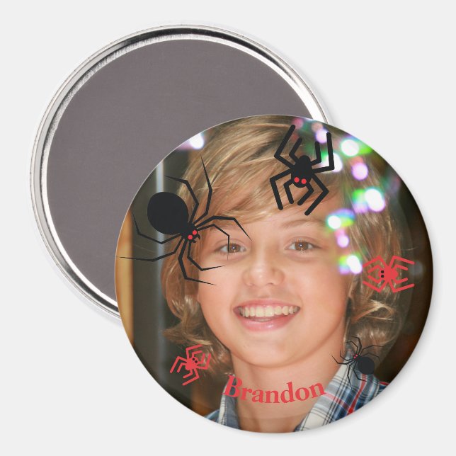 Custom Photo Round Magnet (Vorderseite/Rückseite)