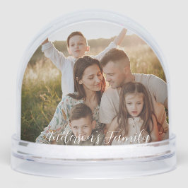 Custom Photo Snow Globe Personalized Christmas Schneekugeln