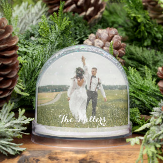 Custom Photo Snow Globe – Personalized Family Gift Schneekugeln