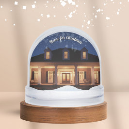 Custom Photo Snow Globe with House Keepsake Gift Schneekugeln