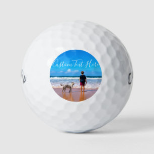 Custom Photo Text Golf Balls Your Pets Photos Golfball