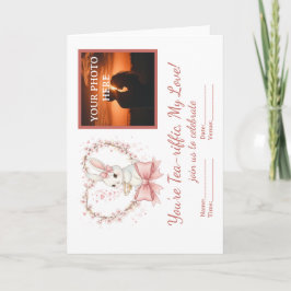 Custom Photo Valentine's Day Invitation Card Feiertagskarte