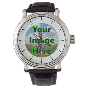 Custom Photo Watch   Keepsake Watch Armbanduhr