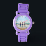 Custom Photo Watch Personalized Your Photos Gift Armbanduhr<br><div class="desc">Custom Photo Watches - Unique Your Own Design Personalized Family / Friends or Personal Watch Gift - Add Your Photo / or Text / more - Resize and move or remove and add elements / image with Customization tool ! Good Luck - Be Happy :)</div>
