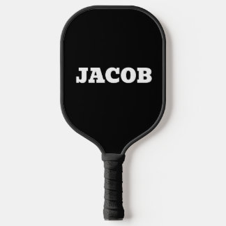 CUSTOM PICKLEBALL PADDLE BLACK MODERN FÜR VATER