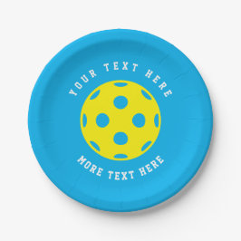 Custom Pickleball Tennis Geburtstagsparty Teller