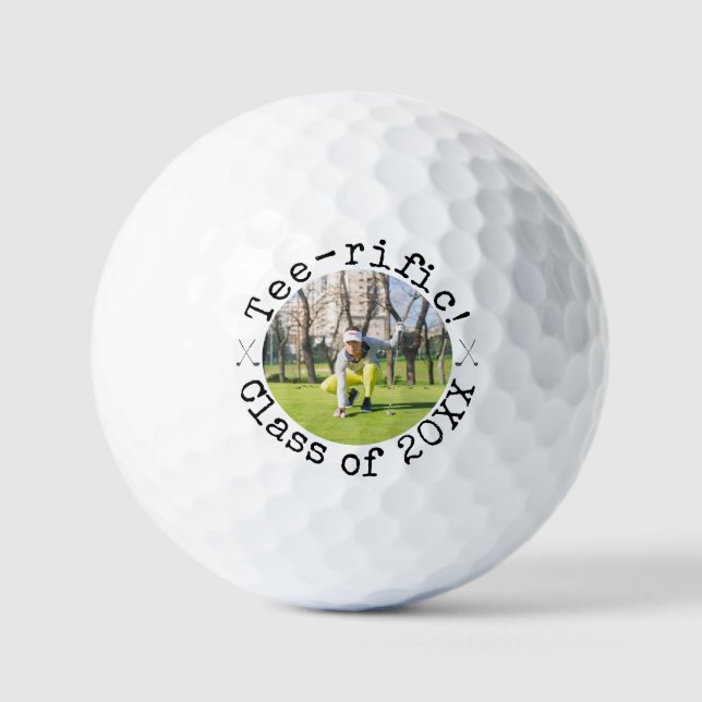 Custom Picture Class of 2026 Senior graduate Golfball (Vorderseite)