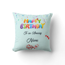 Custom Pillow Geschenk für Geburtstagsfeiern