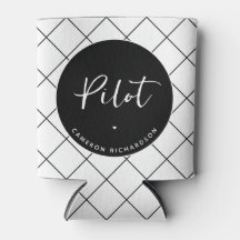 Custom Pilot Aviation School Abschluss Elegant