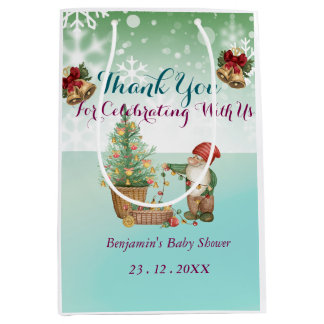 Custom Pine Star Baby Dusche Mittlere Geschenktüte