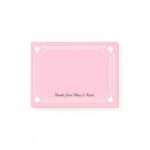 Custom Pink Hearts Line Romantisches Hochzeitspaar