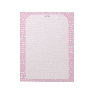 CUSTOM Pink Inky Dots To DO List Shopping Note Notizblock