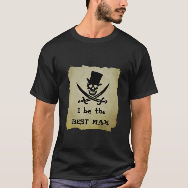 Custom Pirate Wedding Shirt (Vorderseite)