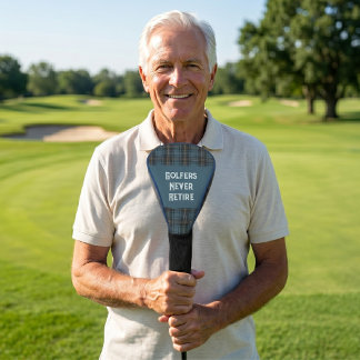 Custom Plaids Sports Retirement Gifts for Dad Golf Headcover
