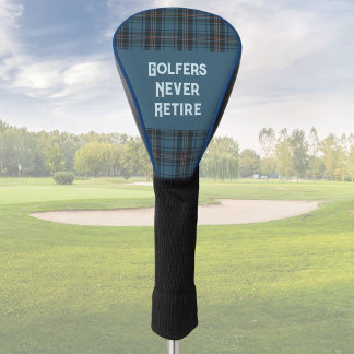 Custom Plaids Sports Retirement Gifts for Dad Golf Headcover