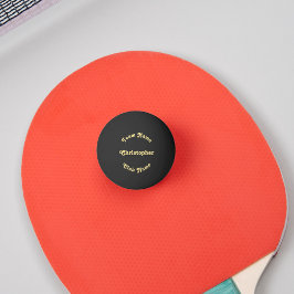 Custom Player Team Club Name Tischtennis Bier Tischtennisball