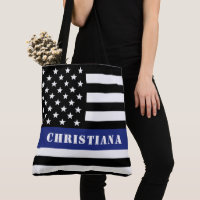 Custom Police Officer Thin Blue Line Polizeiabteil