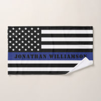 Custom Police Officer Thin Blue Line Polizeiabteil