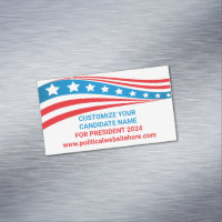 Custom Political Campaign 2024 American Flag