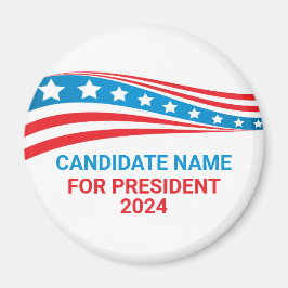 Custom Political Campaign American Flag Election Magnet