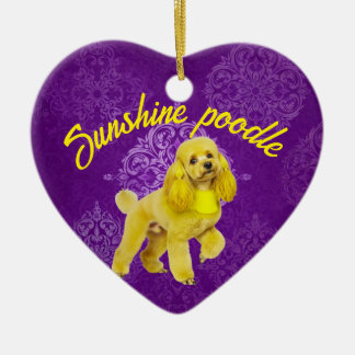 Custom Poodle Heart Ornament - Ein süßes Geschenk