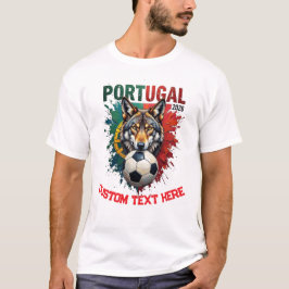 Custom Portugal National Soccer Football Team Fan T-Shirt