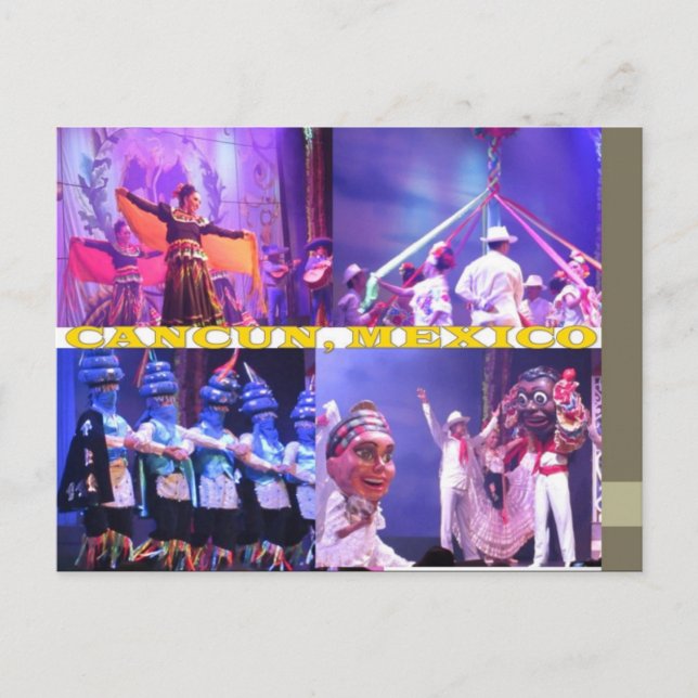 CUSTOM POSTCARDS - CANCUN COLLAY 5 POSTKARTE (Vorderseite)