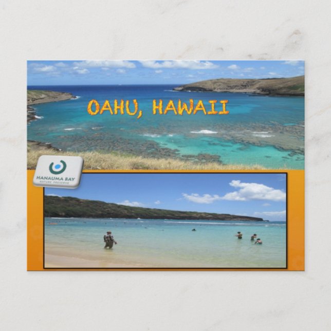 CUSTOM POSTCARDS- HAWAII COLLAGE# 13 POSTKARTE (Vorderseite)
