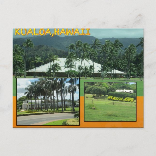 CUSTOM POSTCARDS- HAWAII COLLAGE# 26 POSTKARTE (Vorderseite)