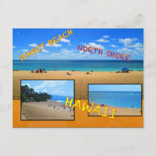 CUSTOM POSTCARDS- HAWAII COLLAGE# 27 POSTKARTE