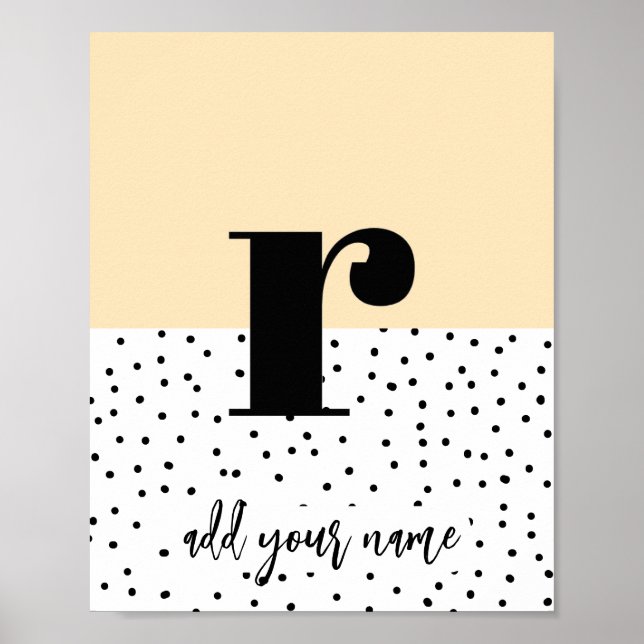 CUSTOM - Poster - Kleinschreibung (Vorne)