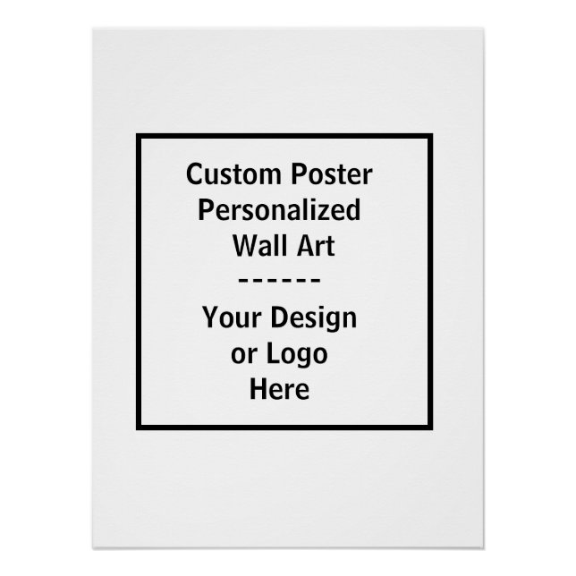Custom Poster - Personalized Wall Art Print (Vorderseite)
