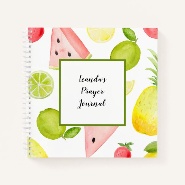 Custom Prayer Journal Custom Romans 8:28 Notizbuch (Vorderseite)