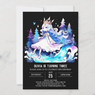 Custom Princess Birthday Einladung