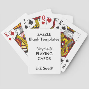 Custom Print Bicycle® Large Print Playing Cards Spielkarten