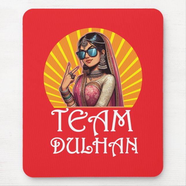 Custom Print Desi Wedding Shaadi Vibes Mousepad (Vorne)