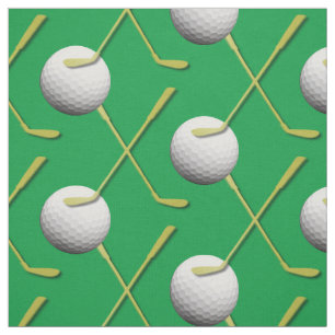 Custom Print Golf Theme Fabrik Stoff