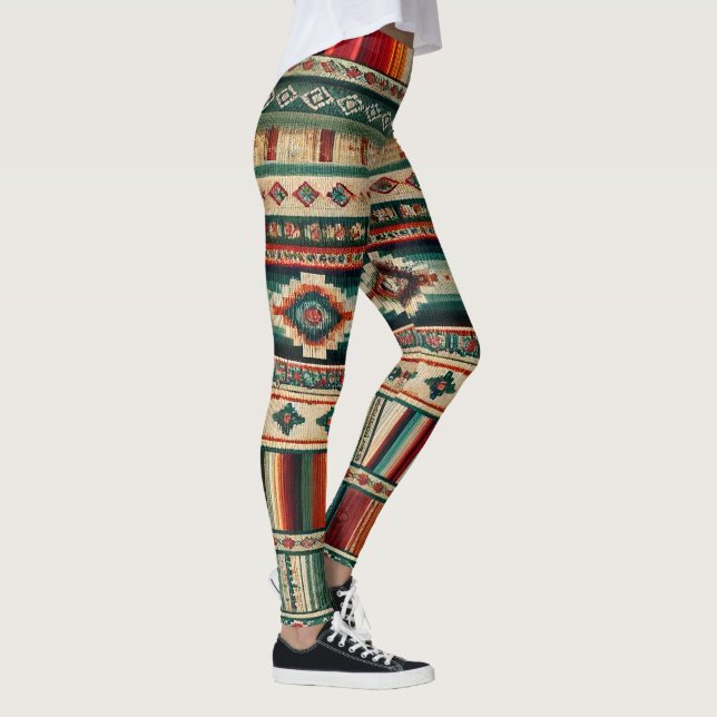 CUSTOM PRINT LEGGINGS - "OAXACA" (Rechts)