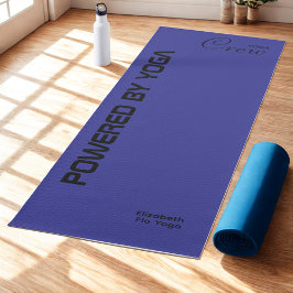 Custom Print Yoga Crew Deep Blue Yogamatte