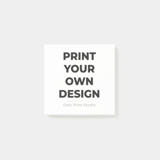 Custom Print Your Own | Printing My Own To Order Post-it Klebezettel (Vorderseite)