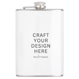 Custom Printed 8 oz Flask  –Upload Your Own Design Flachmann
