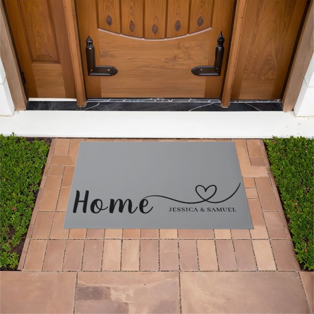 Custom Printed Welcome Mat with Name or Design Fußmatte (Außenbereich)