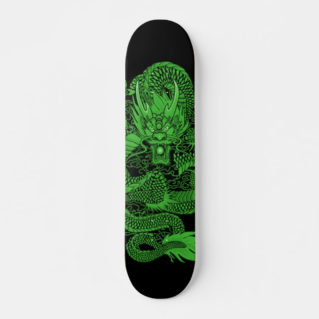 Custom-Pro-Board für Eastern Emerald Dragon Elemen Skateboard (Vorne)