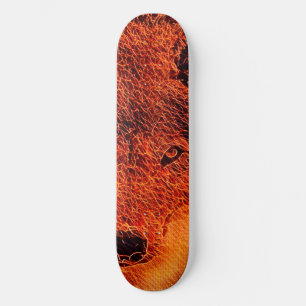 Custom Pro Park Board für den Wolf Airbrush-Elemen Skateboard