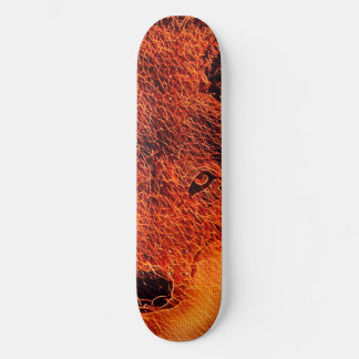 Custom Pro Park Board für den Wolf Airbrush-Elemen Skateboard